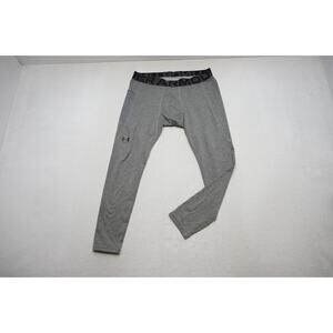 Under Armour Performance ColdGear Gray Compression Baselayer Pants Mens Sz 2XL